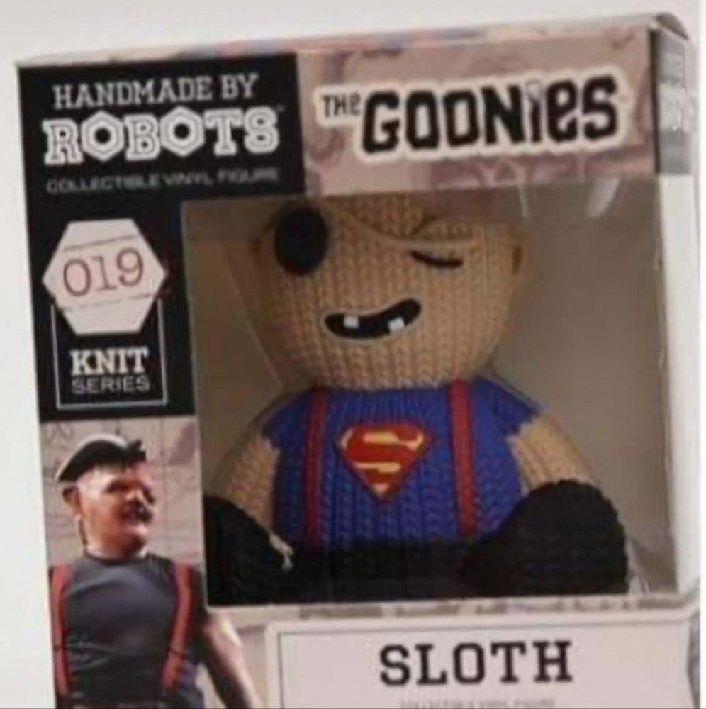 Handmade by Robots vinyl SLOTH character from Goonies Movie NEW